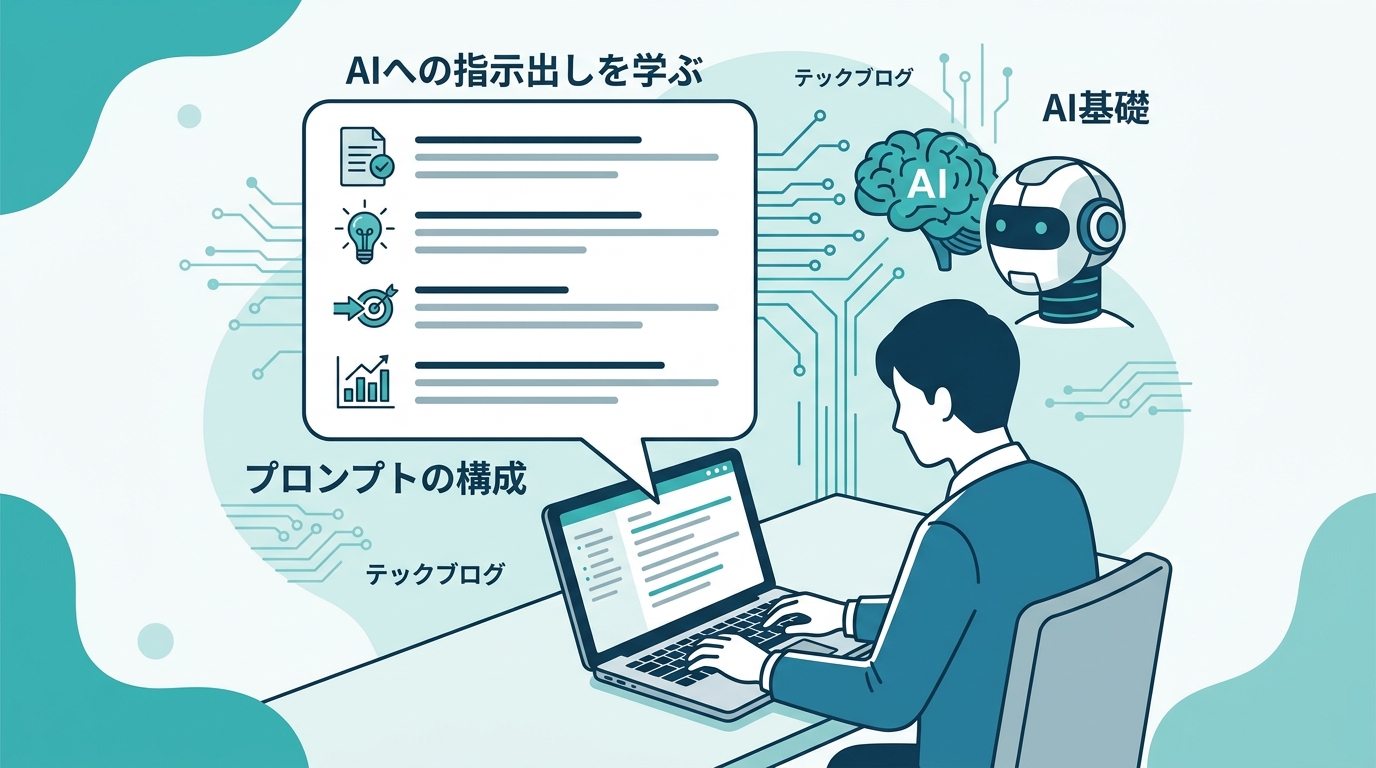 プロンプトとはAIへの指示文を理解する図解