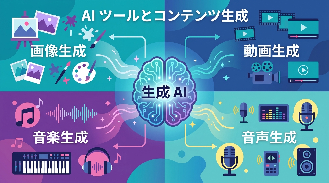 画像・動画・音楽・音声生成AI