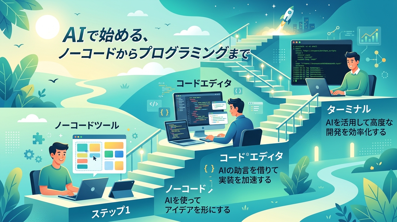 コード生成AI 初心者から上級者へのステップ