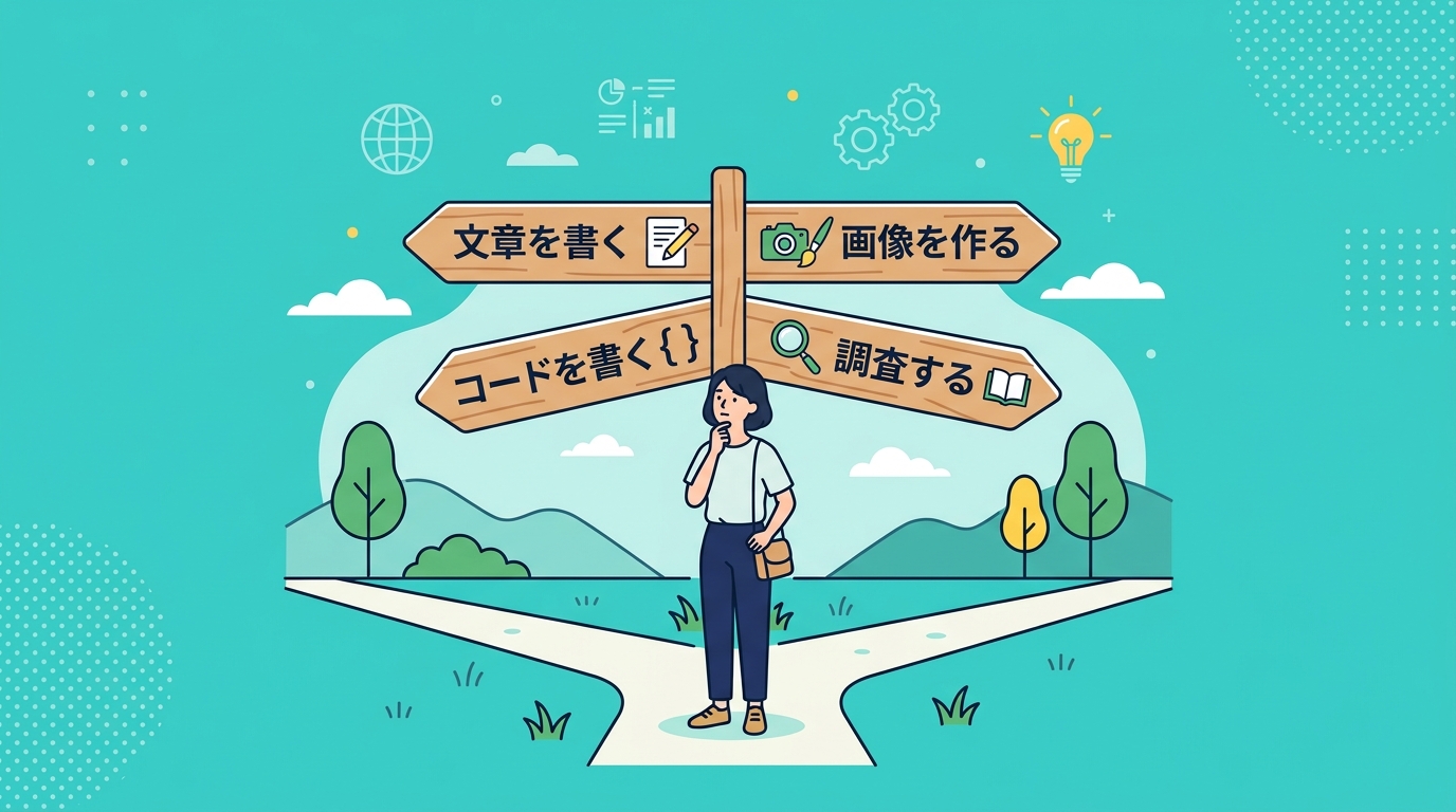 生成AIの選び方